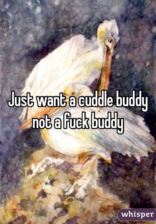 Just want a cuddle buddy not a fuck buddy 
