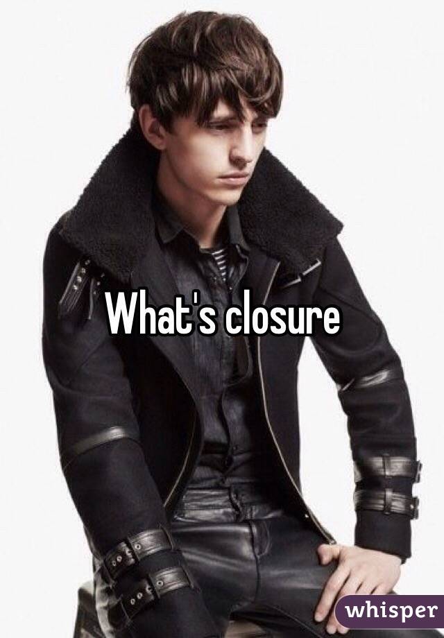What's closure