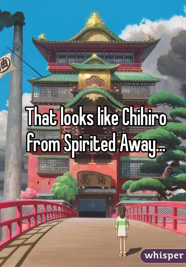 
That looks like Chihiro from Spirited Away...