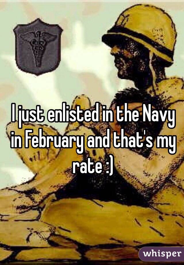 I just enlisted in the Navy in February and that's my rate :)