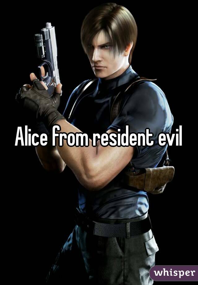 Alice from resident evil