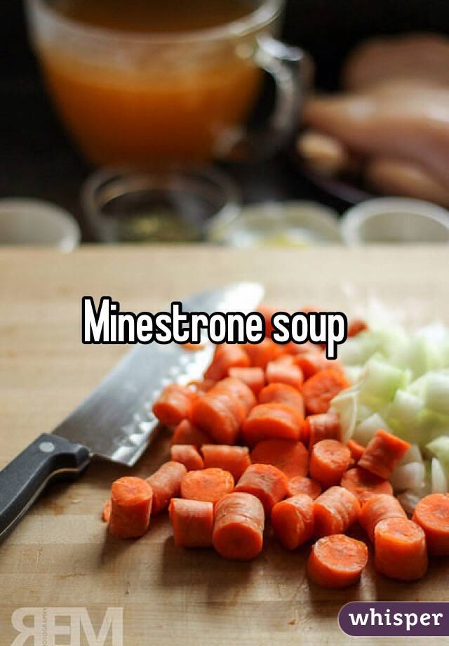 Minestrone soup