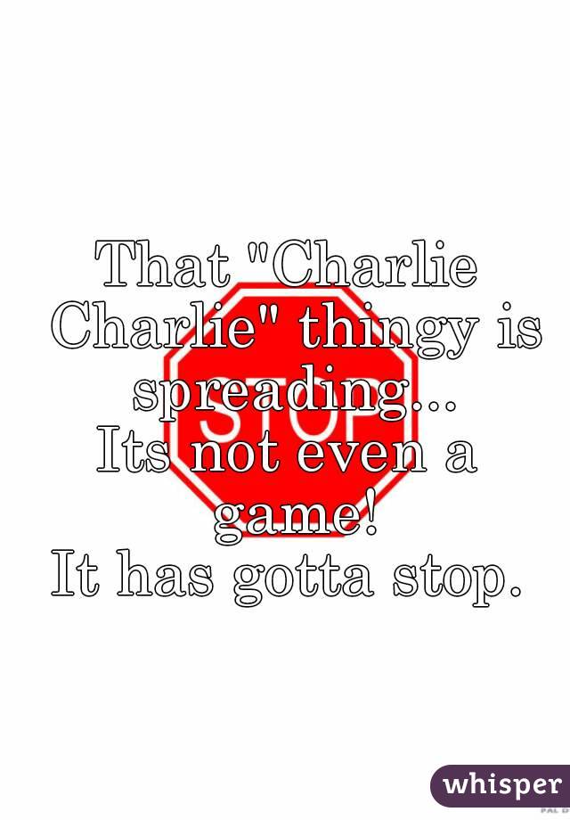 That "Charlie Charlie" thingy is spreading...
Its not even a game!
It has gotta stop.