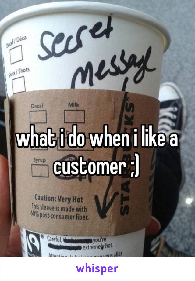 what i do when i like a customer ;)