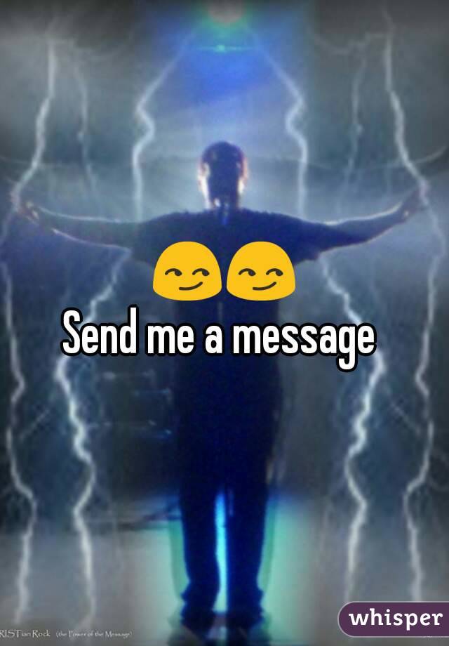 😏😏
Send me a message 