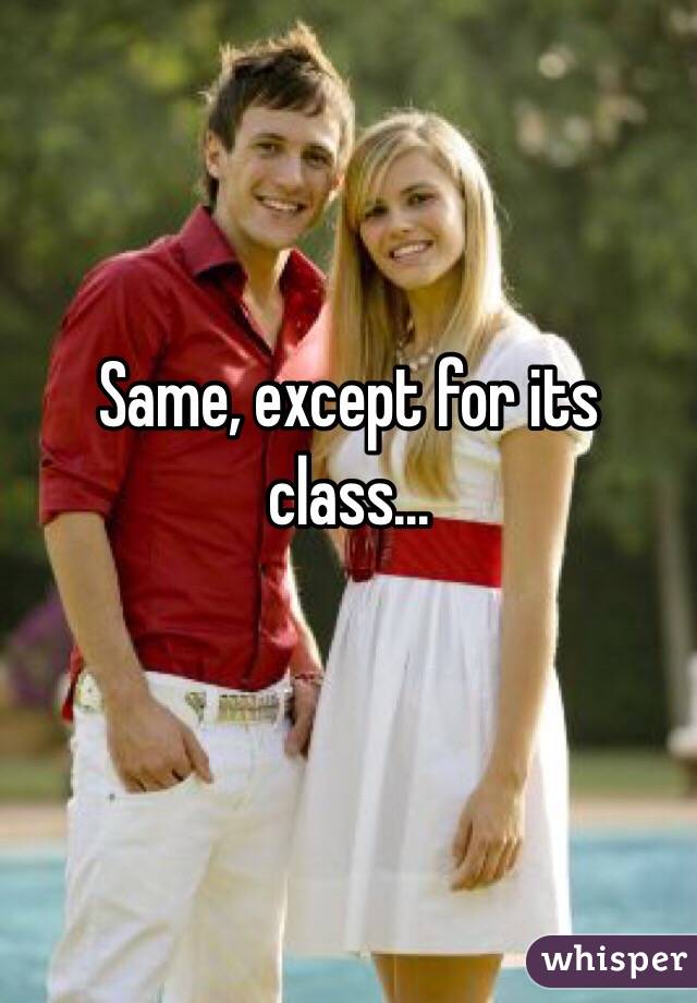 Same, except for its class... 

