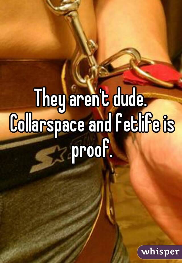 They aren't dude. Collarspace and fetlife is proof.