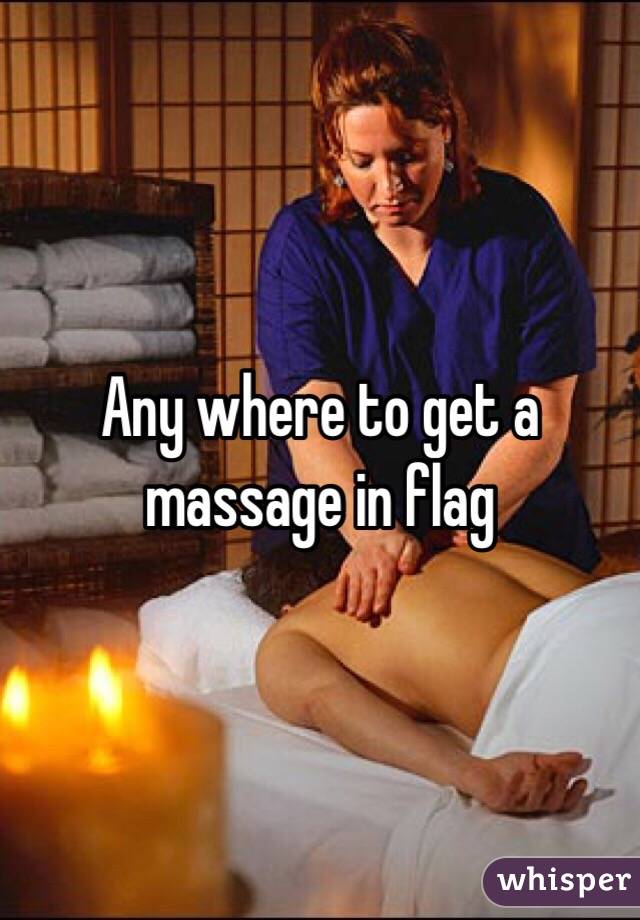 Any where to get a massage in flag