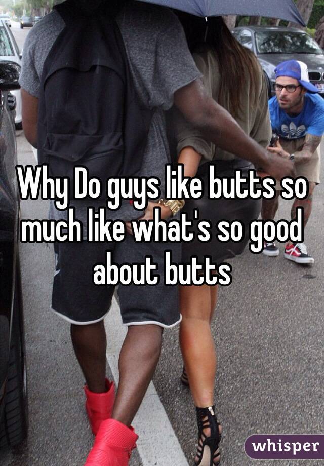Why Do guys like butts so much like what's so good about butts