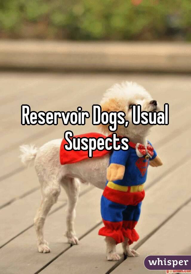 Reservoir Dogs, Usual Suspects