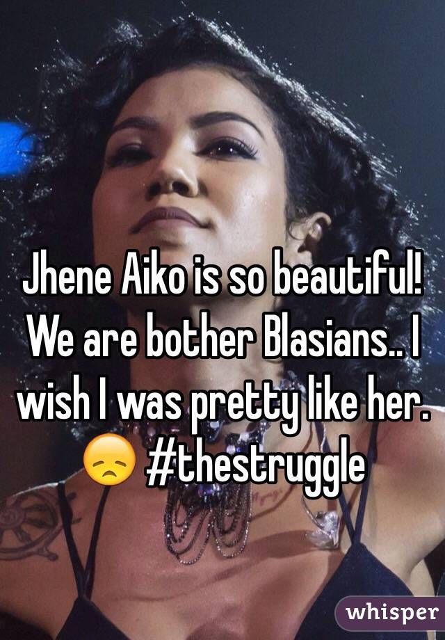 Jhene Aiko is so beautiful!
We are bother Blasians.. I wish I was pretty like her. ðŸ˜ž #thestruggle