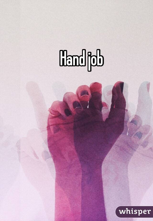 Hand job
