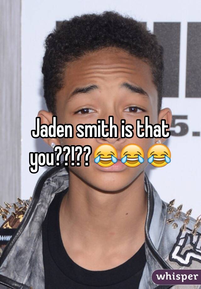 Jaden smith is that you??!??😂😂😂