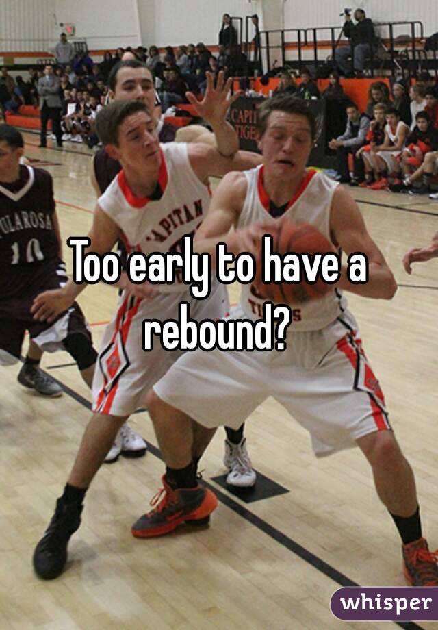 Too early to have a rebound? 