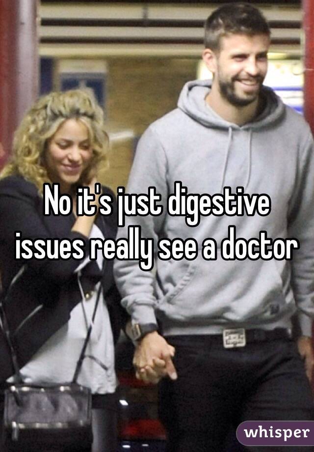 No it's just digestive issues really see a doctor 