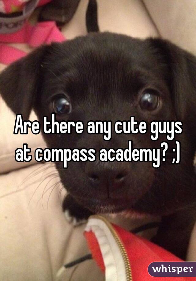 Are there any cute guys at compass academy? ;)
