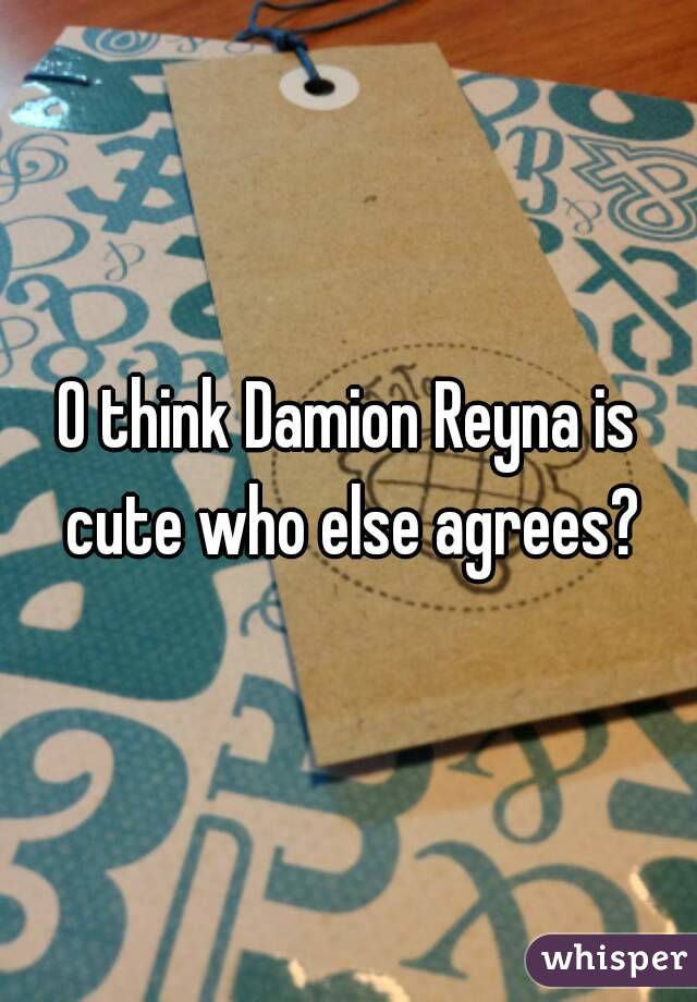 O think Damion Reyna is cute who else agrees?