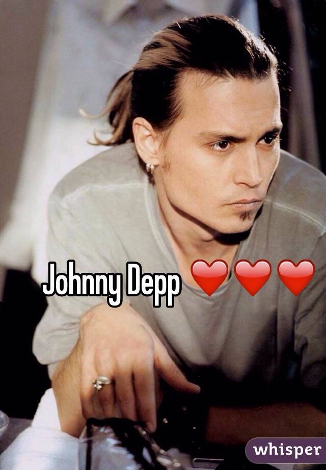 Johnny Depp ❤️❤️❤️