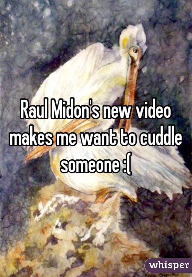 Raul Midon's new video makes me want to cuddle someone :(