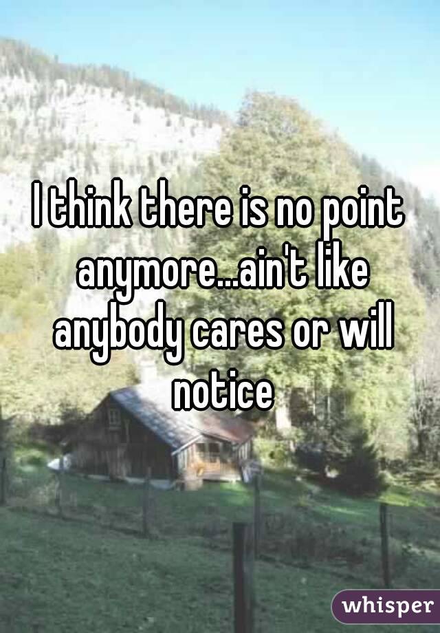 I think there is no point anymore...ain't like anybody cares or will notice