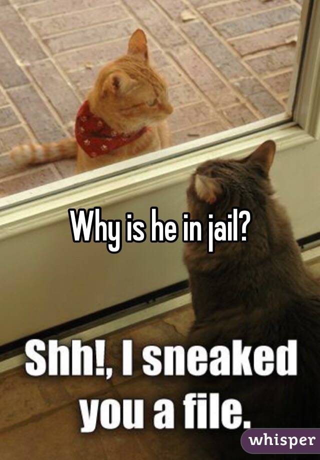 Why is he in jail? 