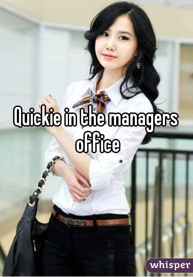 Quickie in the managers office