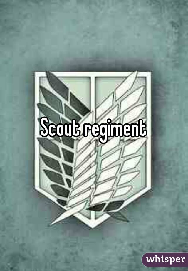 Scout regiment