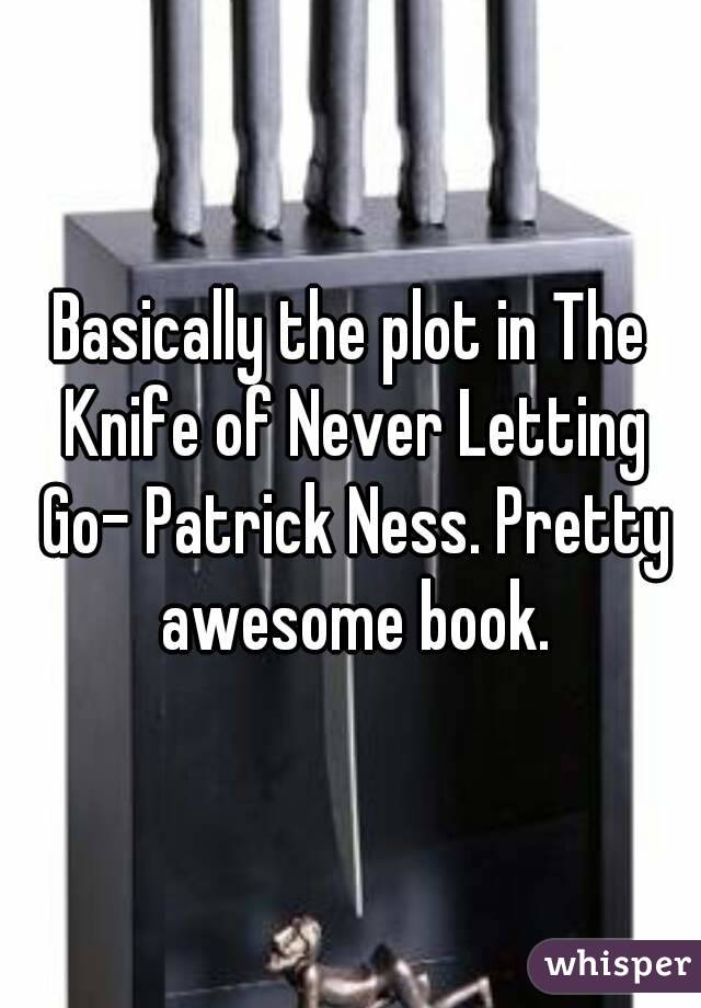 Basically the plot in The Knife of Never Letting Go- Patrick Ness. Pretty awesome book.