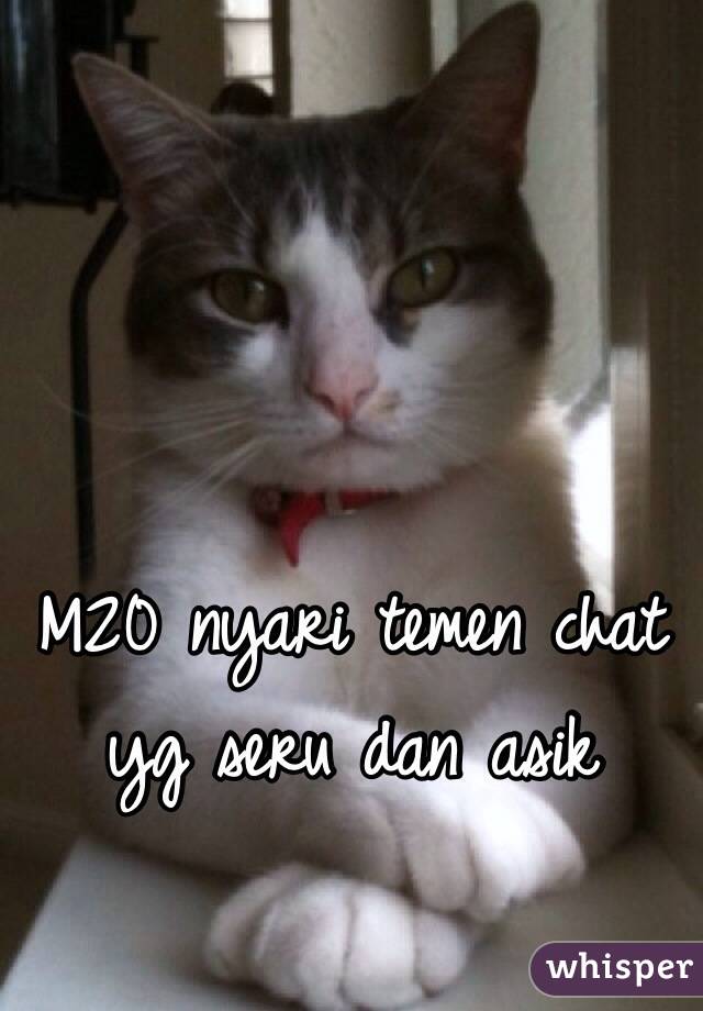 M20 nyari temen chat yg seru dan asik