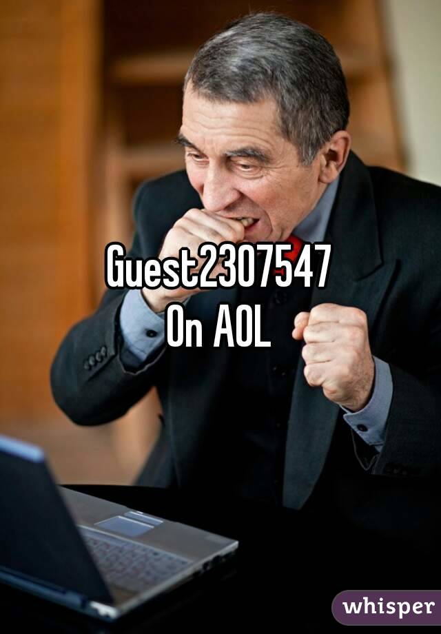 Guest2307547
On AOL