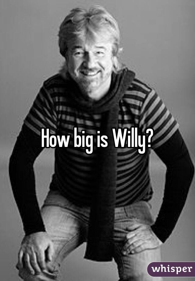 How big is Willy?