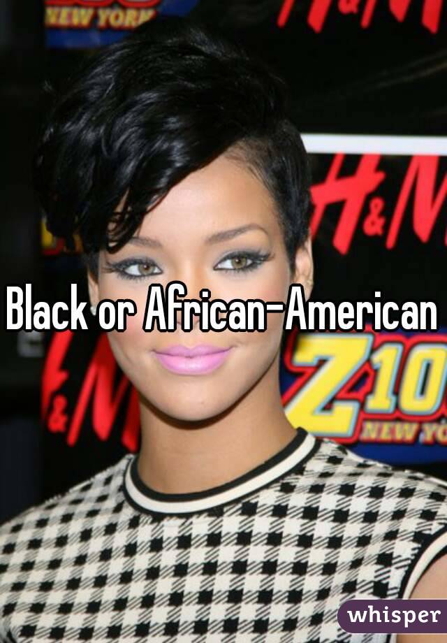 Black or African-American