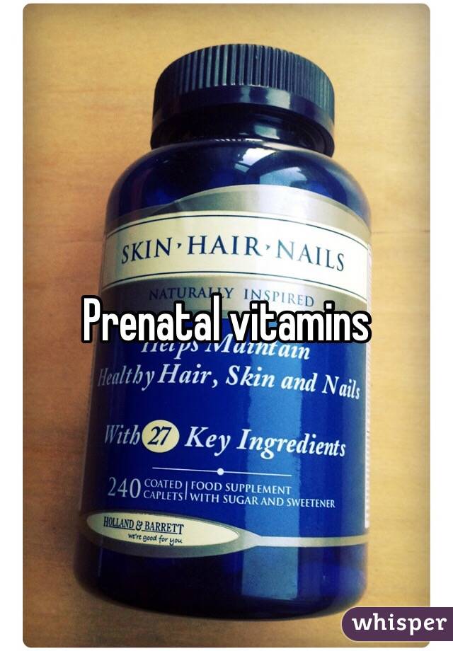 Prenatal vitamins