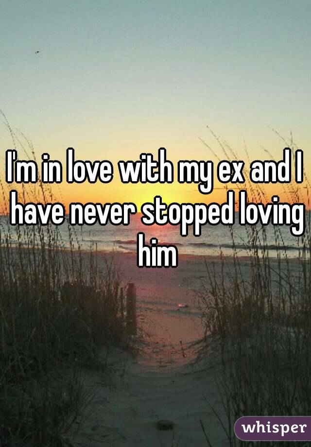 I'm in love with my ex and I have never stopped loving him