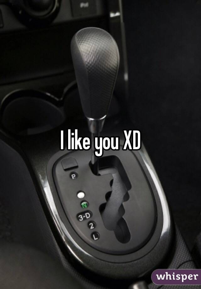 I like you XD 
