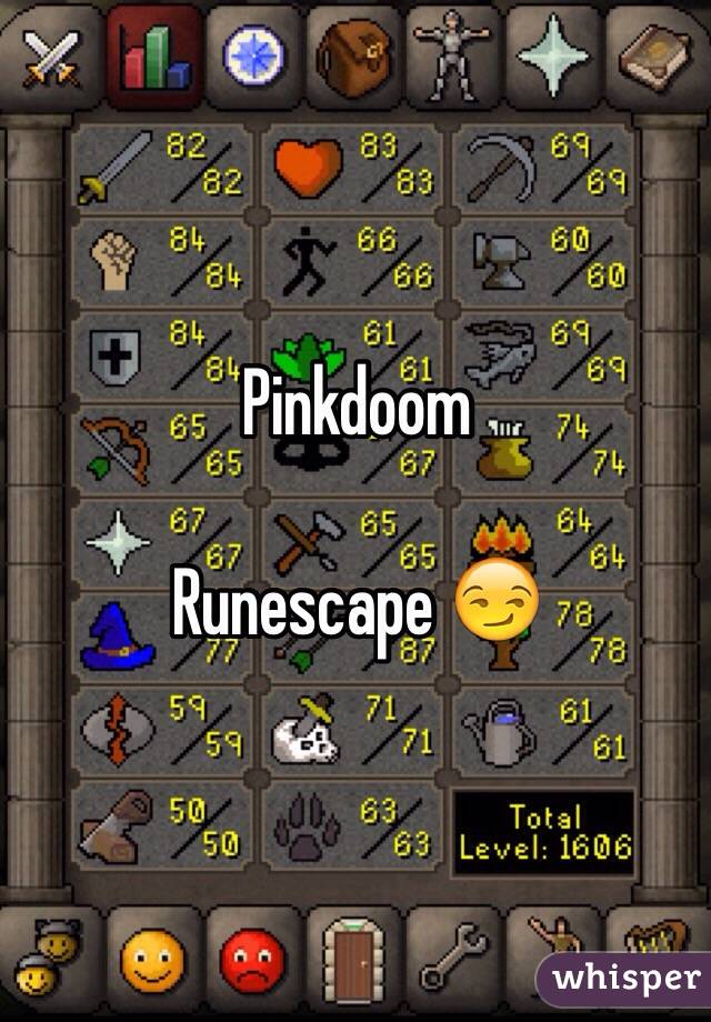 Pinkdoom

Runescape 😏