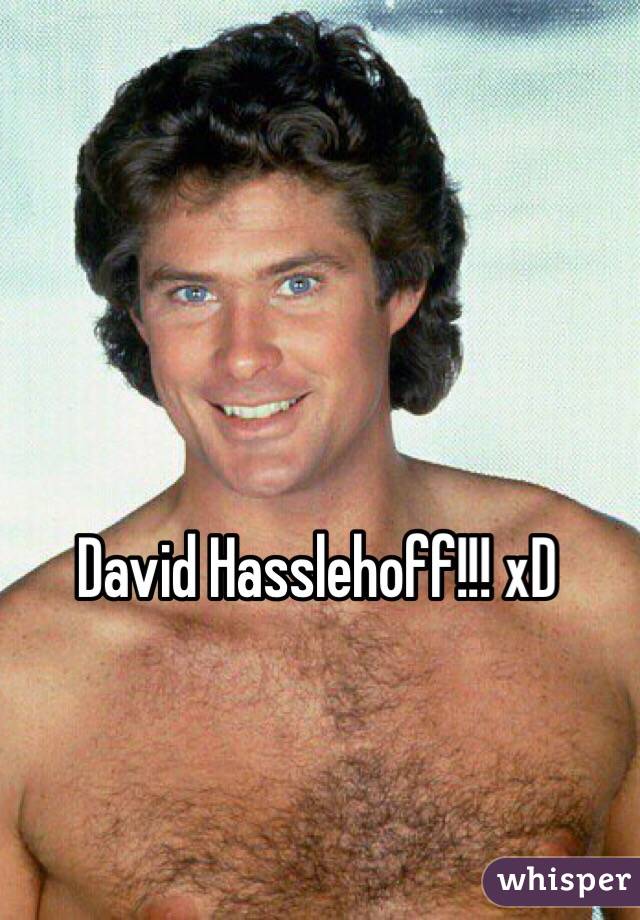 David Hasslehoff!!! xD