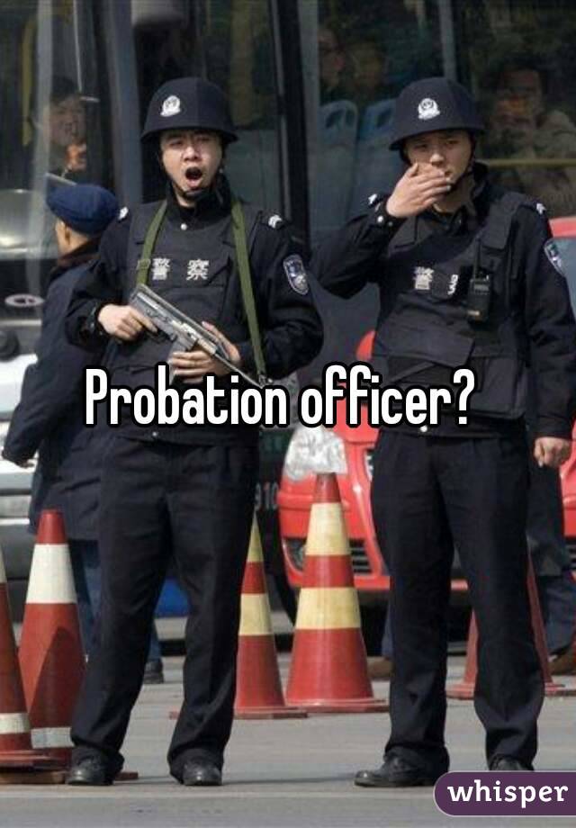 Probation officer? 