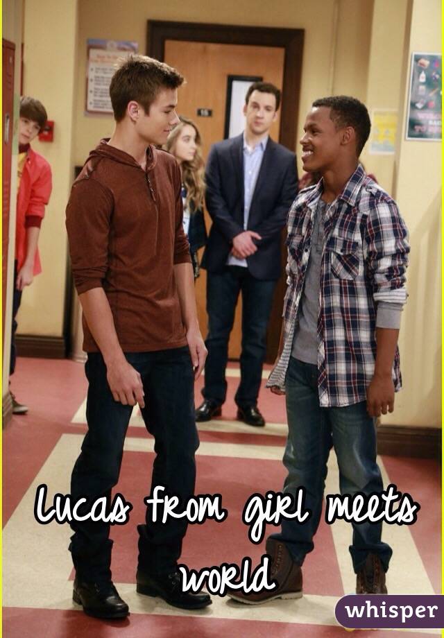 Lucas from girl meets world
