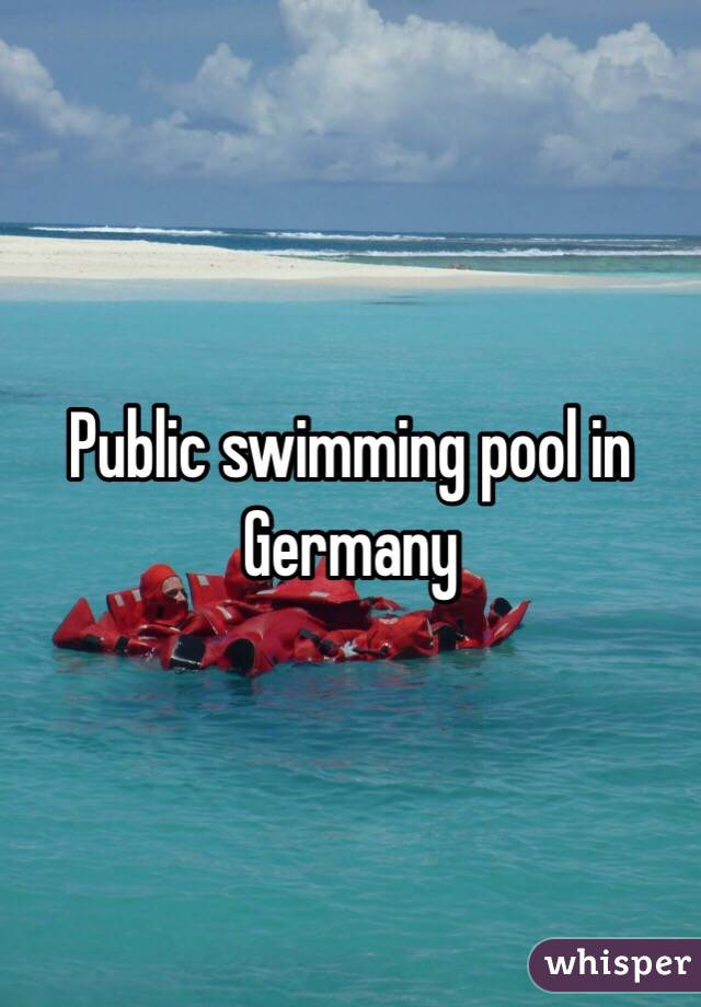 Public swimming pool in Germany 