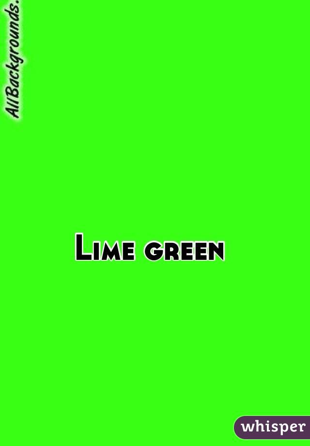 Lime green
