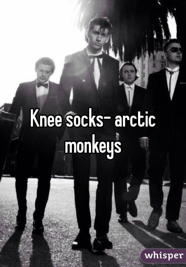 Knee socks- arctic monkeys