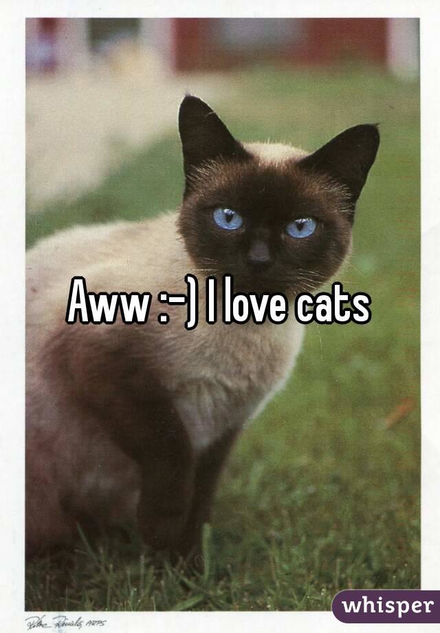 Aww :-) I love cats