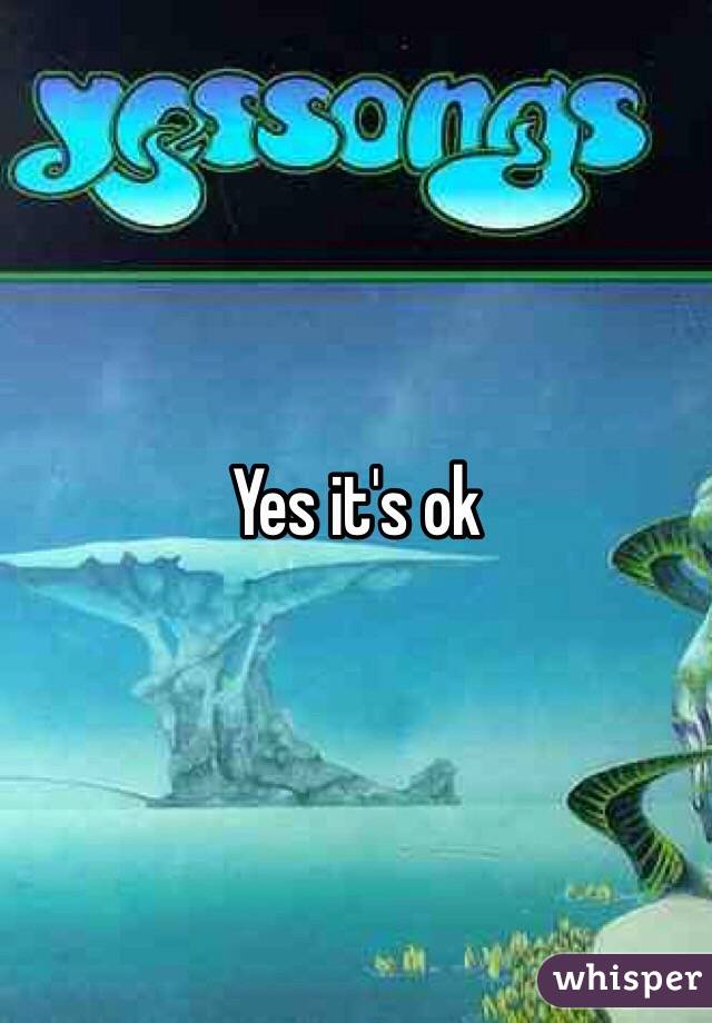 Yes it's ok 