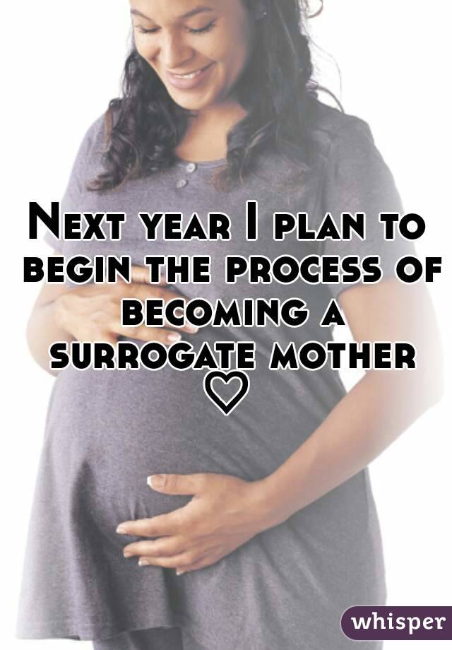 Next year I plan to begin the process of becoming a surrogate mother ♡ 