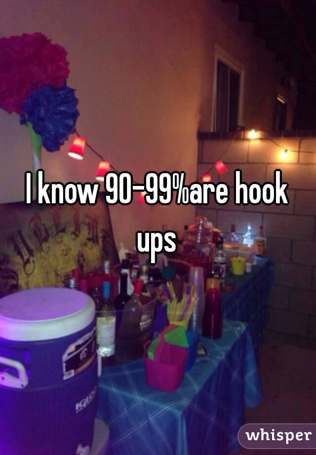 I know 90-99%are hook ups 