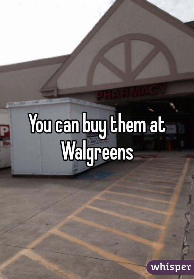 You can buy them at Walgreens