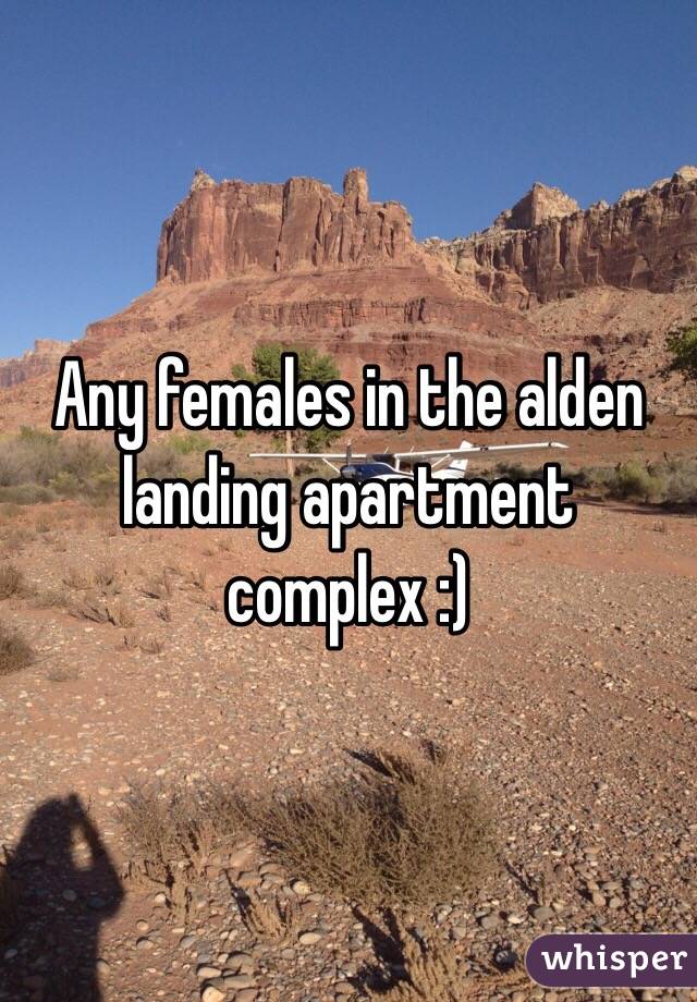 Any females in the alden landing apartment complex :) 