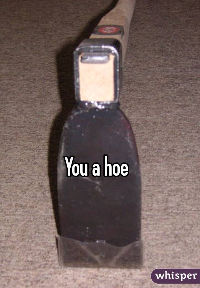 You a hoe 