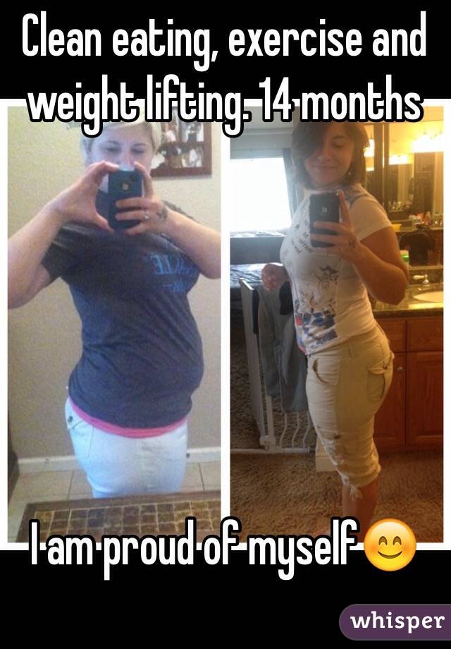 Clean eating, exercise and weight lifting. 14 months 






I am proud of myself😊